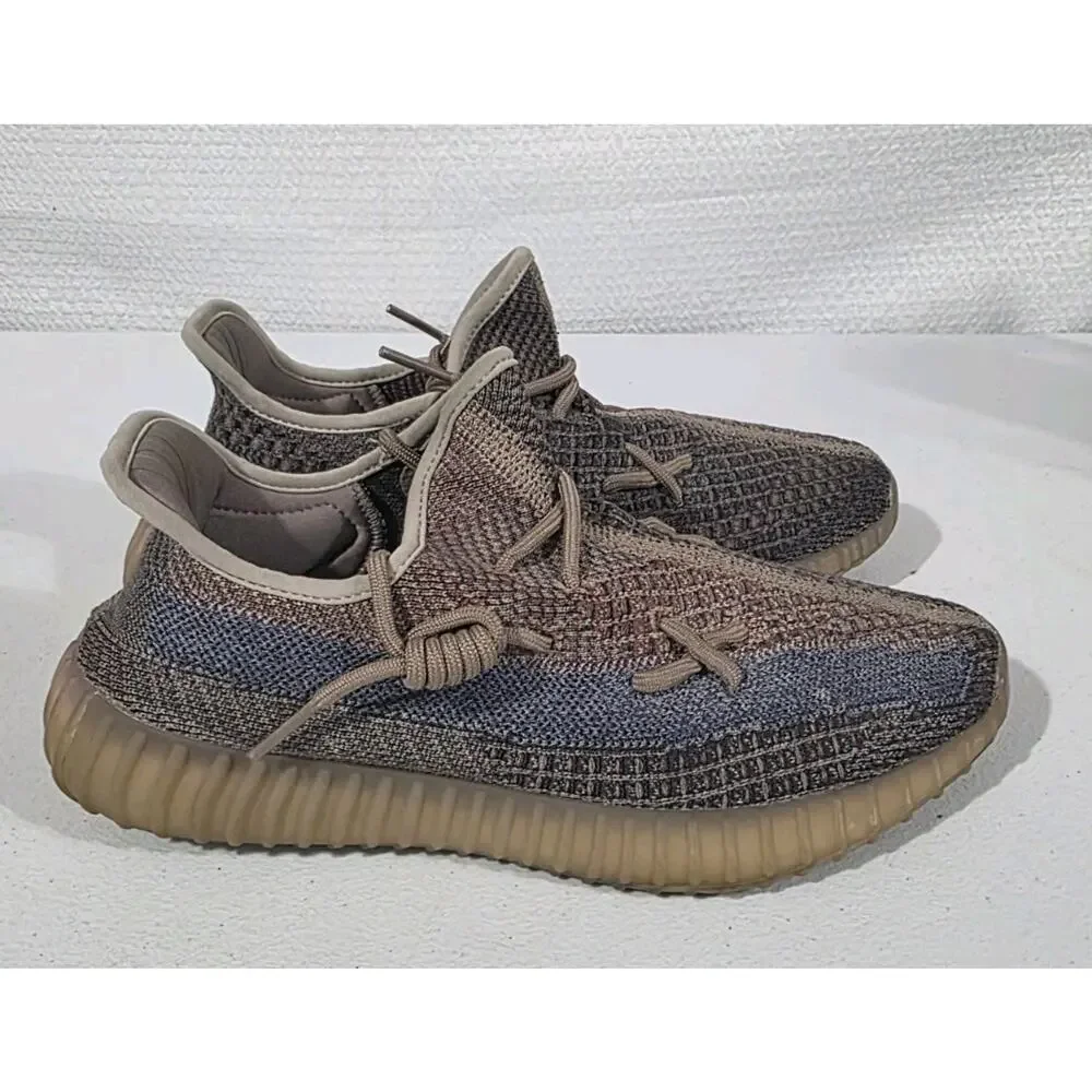 Adidas Yeezy Boost 350 V2 Zyon H02795 Mens Size 8 Brown Blue Sneakers Multicolor